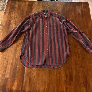 Vintage 90s Pepe Jeans London Striped Button Down - Retro Streetwear Shirt